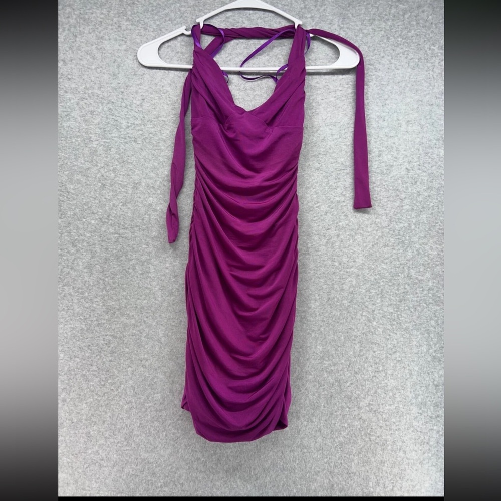 Windsor Magenta Backless Dress